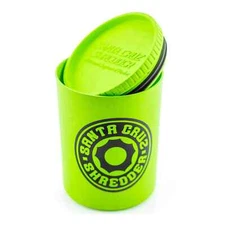 Santa Cruz Shredder Hemp Stash Jar - GREEN - Double ribbed gasket seal