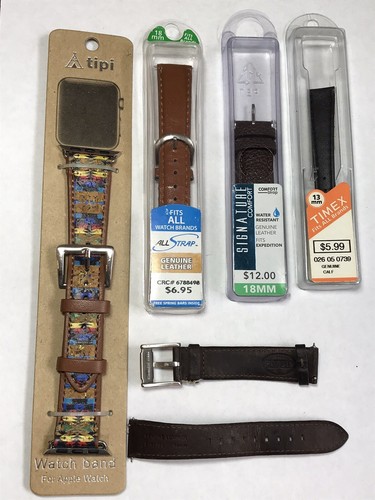 Lot Watch Bands Mostly New In Package 