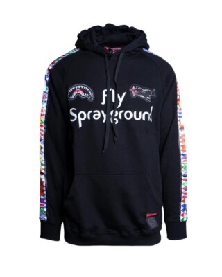 Soccer Fly Sprayground Hoodie Black By Sprayground