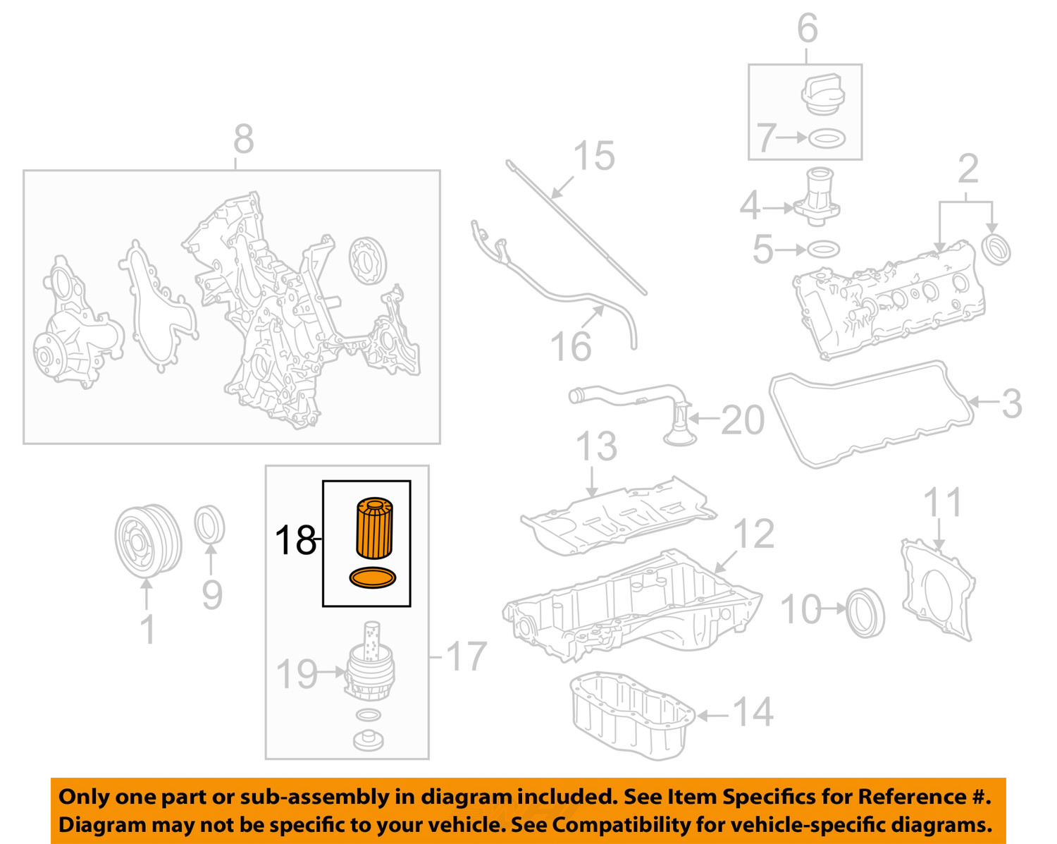 TOYOTA OEM Engine-Oil Filter 04152YZZA4