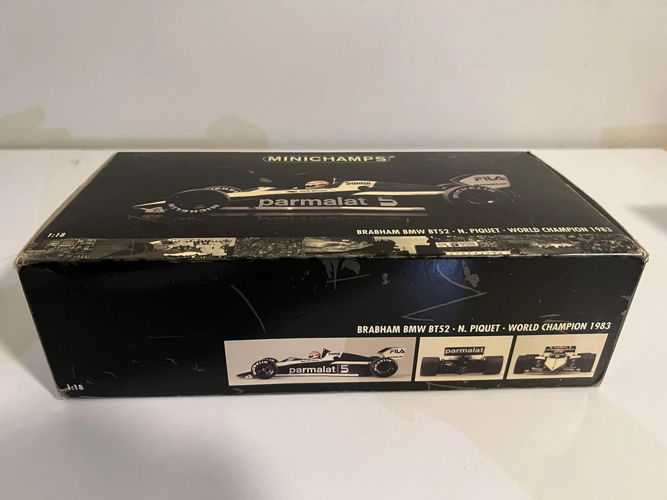 Minichamps 1/18 Brabham BMW BT52B Piquet 1983 with Signature by Nelson Piquet - Image 4 of 4