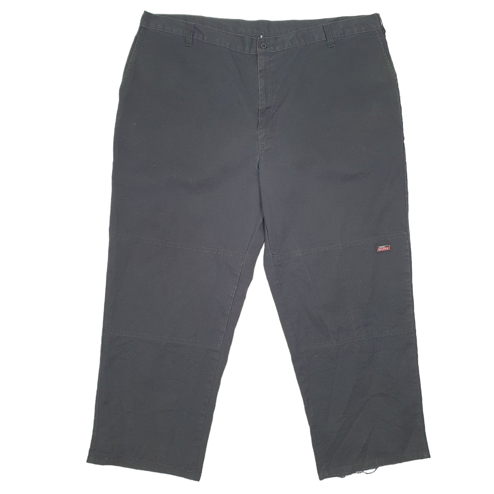 DICKIES Work Pant Chino Trousers Cotton Black Mens W44 L30 image 2