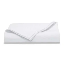 300 Thread Count Easy Care Percale Flat Sheet, Arctic White, Twin/Twin XL