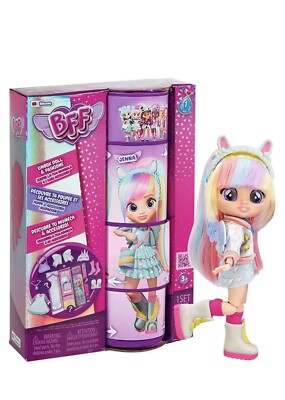 Cry Babies BFF JENNA Fashion Doll with 9+ Surprises Unbox Doll & Fashions NEW