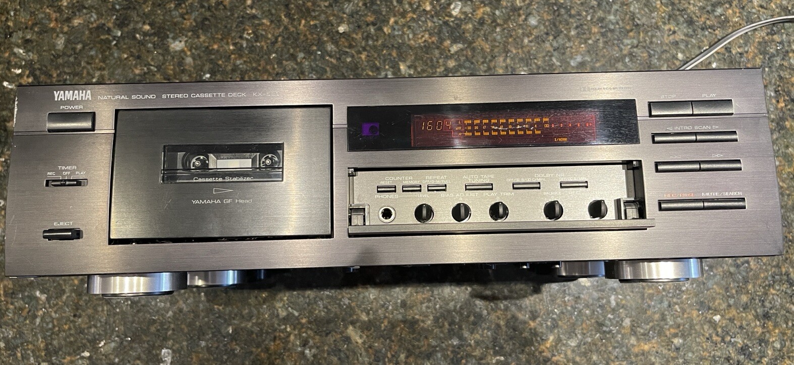 Yamaha KX580 Stereo Cassette Deck Works but READ LOUD SQUEAL eBay