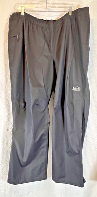 REI Trailmade Rain Pants Men s XXL Short NWOT Black
