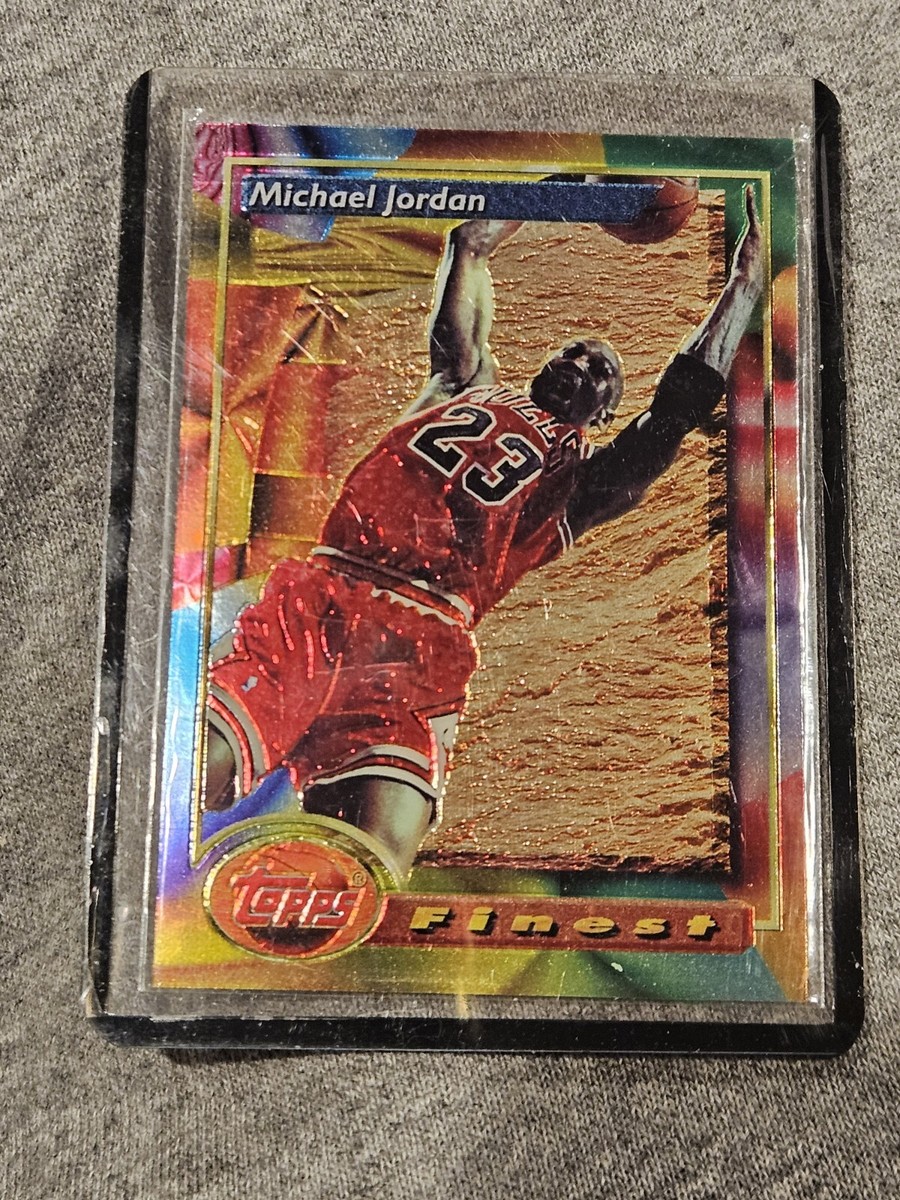 MICHAEL JORDAN 1993 Topps Finest Iconic Slam Dunk | eBay
