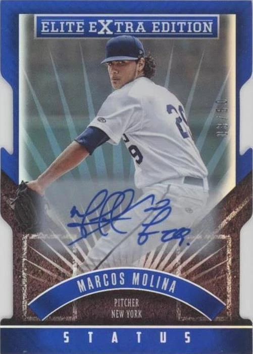 Status Blue Die-Cut Prospects Autographs