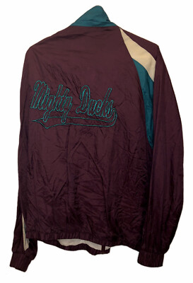 Vintage 90s Anaheim Mighty Ducks Competitor NHL Full Zip Vintage 90s Anaheim Mighty Ducks Competitor NHL Full Zip