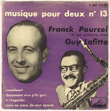 GUY LAFITTE / FRANCK POURCEL SMOOTH JAZZ SAX EP 1956 VSM 7 EGF 173