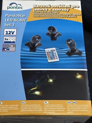PONTEC Unterwasserbeleuchtung PondoStar LED RGB Set 3