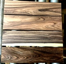 4 BEAUTIFUL PIECES KILN DRIED BOLIVIAN ROSEWOOD TURNING BLANKS 2" X 2" X 12"