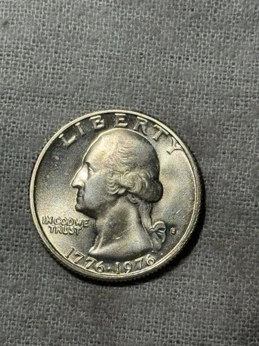 1976 S Bicentennial Washington Quarter 40% Silver UNC