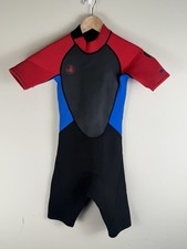 Body Glove Wetsuit Youth Pro 3 Back Zip Full Springsuit Red Size 12 70