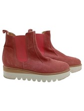 Copo de Nieve Damen Stiefeletten Chelsea Boots Rosa Wildleder Gr. 39