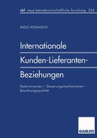 Ingo Kiedaisch | Internationale Kunden-Lieferanten-Beziehungen | Taschenbuch