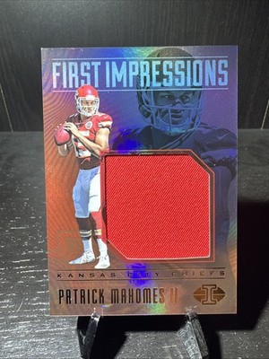 2017 Panini Illusions Patrick Mahomes II First Impressions Rookie Jersey #FI-PM
