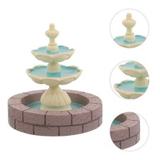  Mini fontaine de table en résine, ornement en cascade pour bureau
