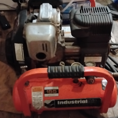 #ad Industrial Air Gasoline Cold Water Pressure Washer w Carry Handle Orange Black $180.00