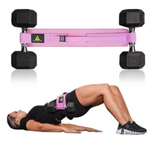 Exercise Hip Thrust Belt for Weights, Glute Workout Equipment, Adjustable Hip...