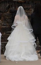 Morilee 5570 Ivory Sweetheart Lace Beaded Tulle Ball Gown Wedding Dress 6