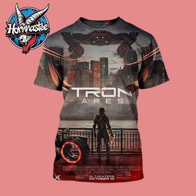 Tron Ares New Poster Film In Theaters October 10 2025 All Over Print Shirt