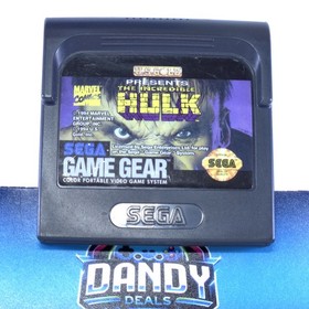 Incredible Hulk Authentic, Tested - Sega Game Gear