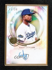2022 Bowman Transcendent Collection Auto 11/20 Eddys Leonard #TCA-EL Auto 0o3x