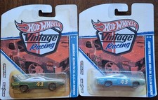 Hot Wheels Vintage Racing Richard Petty 69 Ford Torino 70 Plymouth Superbird