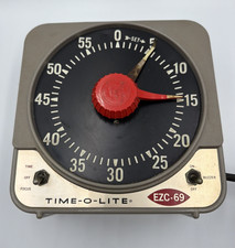 Vintage Industrial Timer Corporation TIME-O-LITE Photo Timer EZC-69 Works Great 