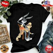 Bugs Bunny and Lola T-shirt, Looney Tunes Bugs Bunny and Lola T-Shirt S-5XL