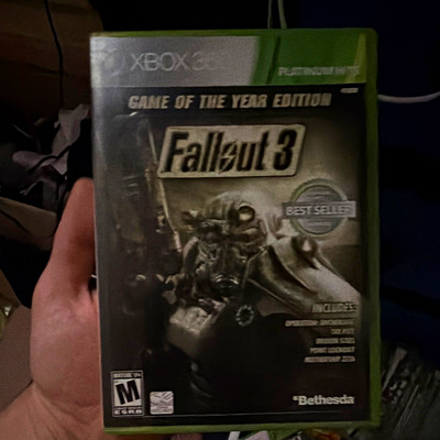 Bethesda Fallout 3: Game of the Year Edition (Xbox 360, 2008) w/ Manual M