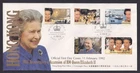 Hong Kong FDC 1992 40th Anniv of QEII Accession Set First Day Cover