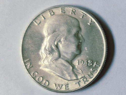1948p Franklin Half Dollar