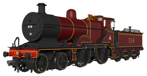 Rapido 974503 Spurweite OO MR 483 4-4-0 518 Midland Railway purpurrot DCC Sound ausgestattet | Condition: New