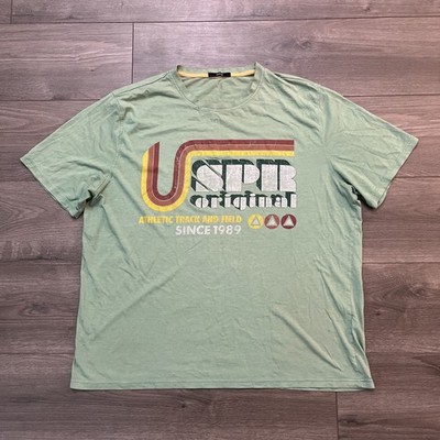 George Mens 2XL T Shirt Green Short Sleeve 
