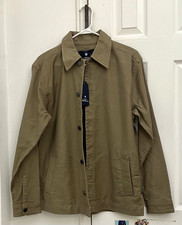 BEN SHERMAN - Mens NEW Shitake Color Shirt / Jacket Shacket 129 - SIZE SMALL