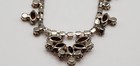 Vintage Citrine Topaz Yellow Rhinestones Necklace Open Back Marquise  — photo 8