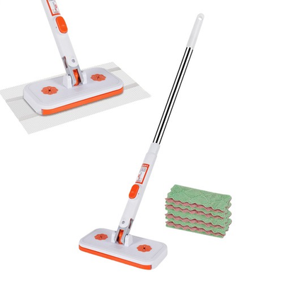#ad Click Mop Flexible Clip Flat Cleaner Adjustable Handle Floor Mops $25.26