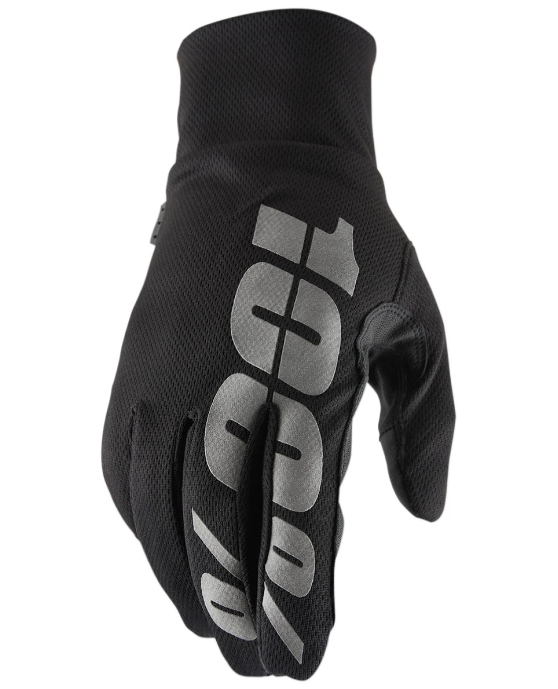 100% Hydromatic Waterproof Mens MX Offroad Gloves Black/Gray