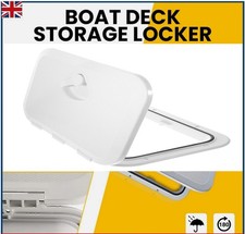 Marine Boat Deck Cover Boat Deck Inspection Access Hatch Cover White 270x375mm