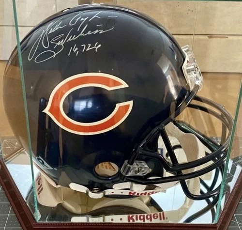 Walter Payton Bears Signed Pro-Line Full Size Helmet w/Inscriptions STEINER COA*