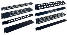 PROCRAFT USA Made 1 & 2u Formed Aluminum Rack Panel-Available Loaded or Unloaded