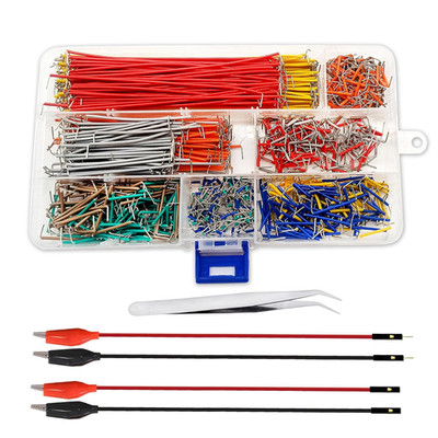 840Pcs Breadboard Jumper Wire Kit for Arduino, 14 Vaules, 2 Mm/0.08''-125 Mm/4.92
