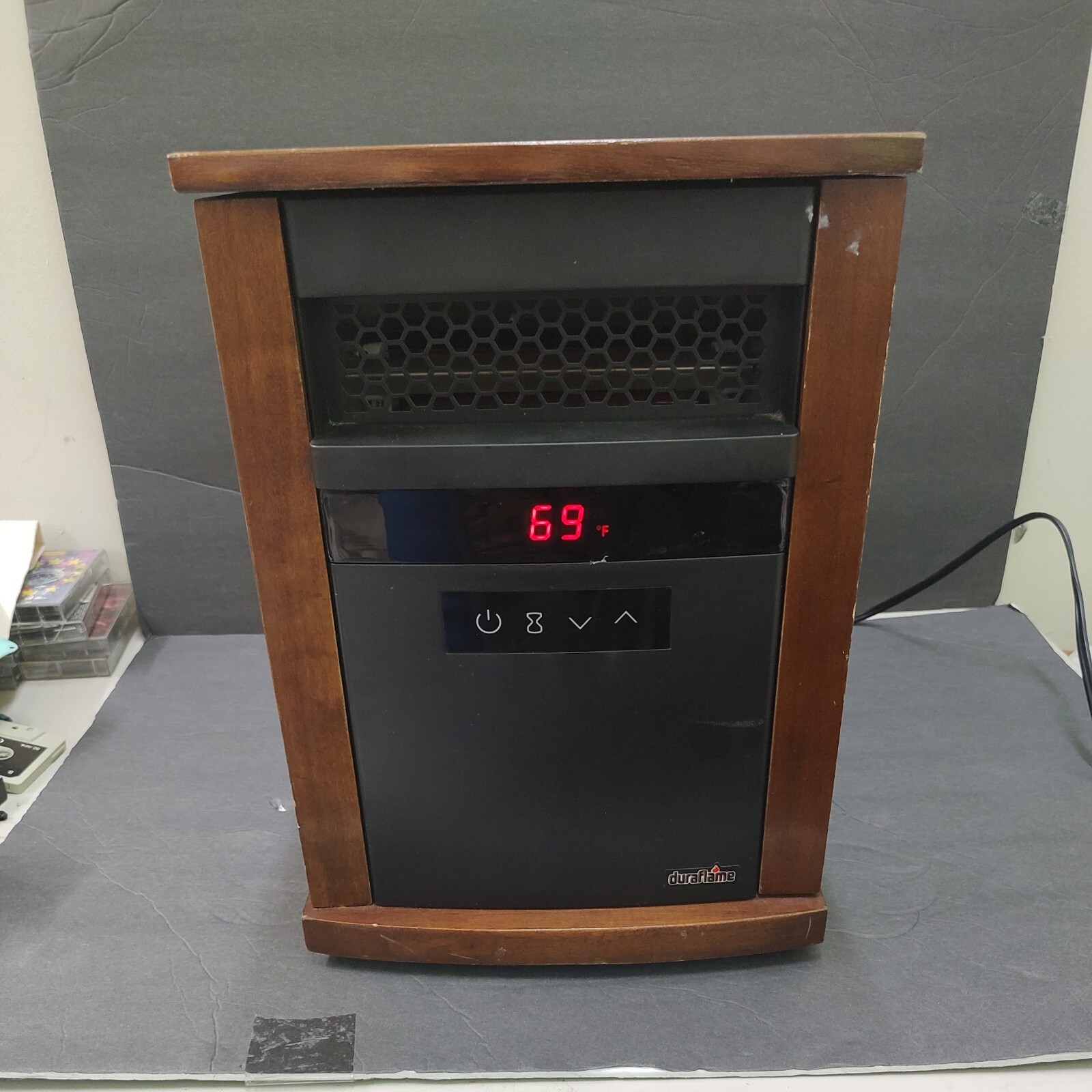 Duraflame 9QI010ARA 1500W Electric Space Heater Wood Finish | eBay