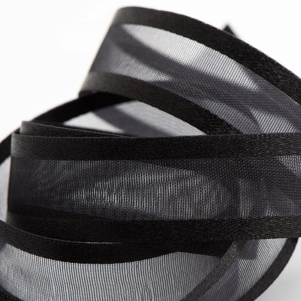 Organza Ribbon Satin Edge Sheer 19 Colours - 10mm- 38mm  x 1m Cut Lengths - Image 4 of 4