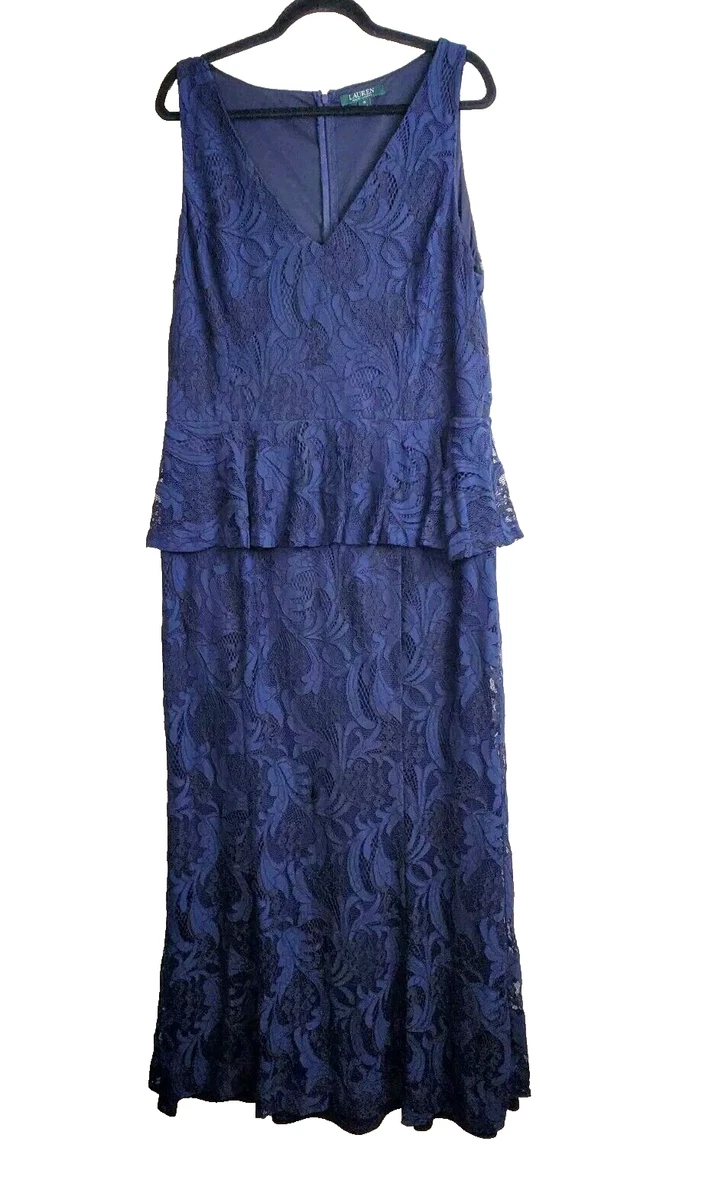 sachin and babi light blue dress Lauren Ralph Lauren Women's Metallic Off-The-Shoulder Cocktail Dress main image 0