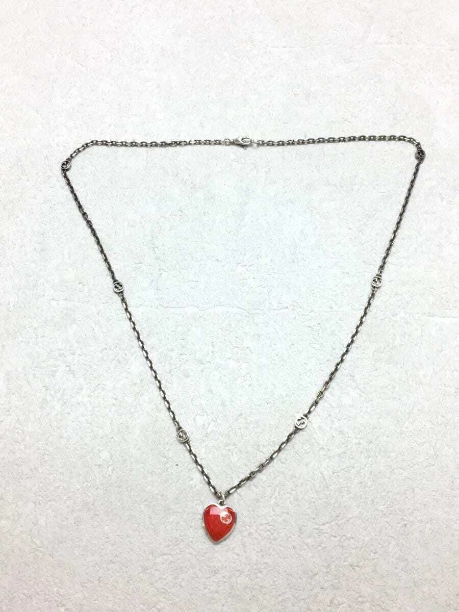 GUCCI Necklace SV925 Color Stone SLV Women's