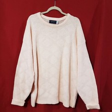 VTG UNITED STATES Sweaters Made in USA Women's Light pink color Cotton XL
