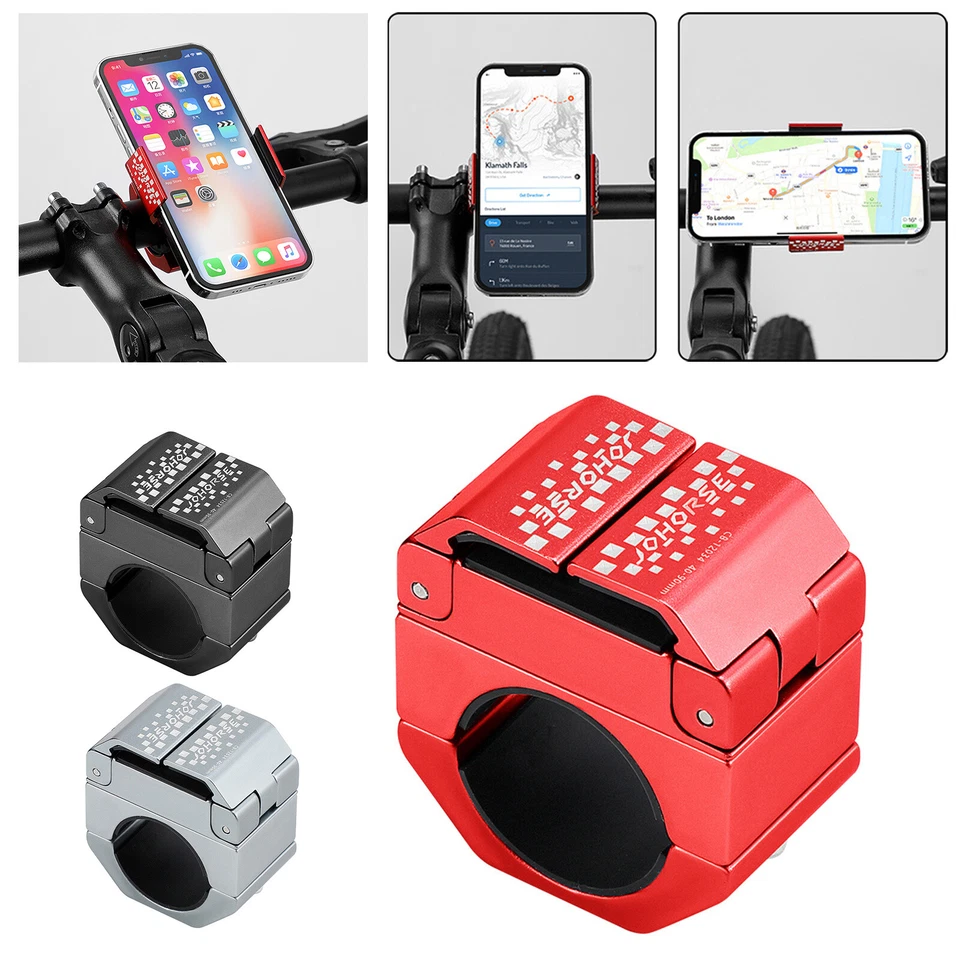 Aluminum Invisible Bike Phone Holder  MTB Road Bicycle Cell Phone Mount Stand - Image 4 of 4